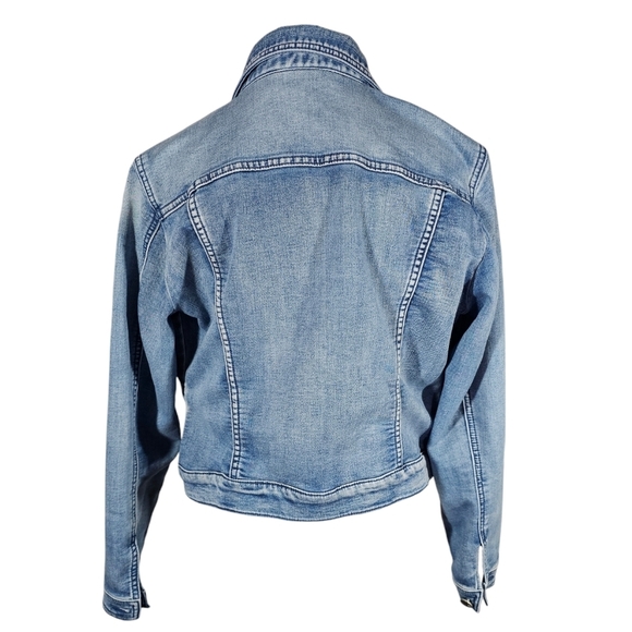 Very Good Condition New York And Company Woman’s Denim Jean Jacket Size M - Picture 2 of 7